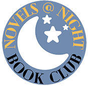 circle graphic with Novels at night written in it