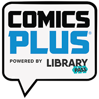 graphic of the Comics Plus logo