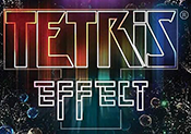graphic of a Tetris Effect cover art from Nintendo