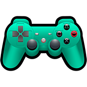 Graphic of a video game controller
