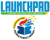 graphic with the word Launchpad paired with the library logo