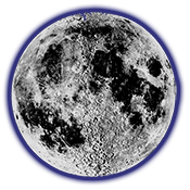 Picture of a full moon