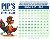 Image of the second 1,000 book reading log
